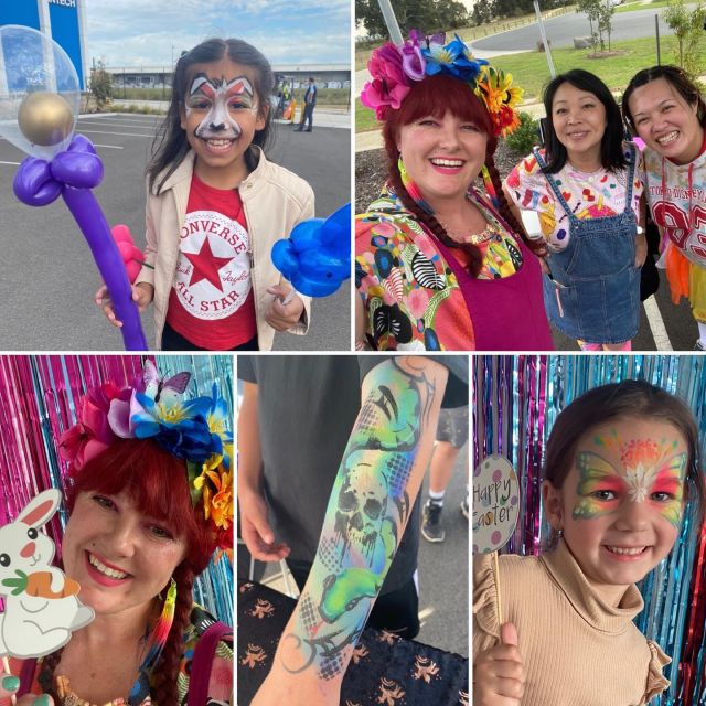 Such a fun Easter vibe at the Fantech open day! Thanks to Wing and Carol for the fab face paint and balloons

#melbournekidsparties #melbourneevents #melbournekids #kidspartiesmelbourne #melbournemums #melbournemum #melbournemumsgroup #fairy #melbourneevents #fairyfreckles #fairyfrecklesandfriends #funfairy